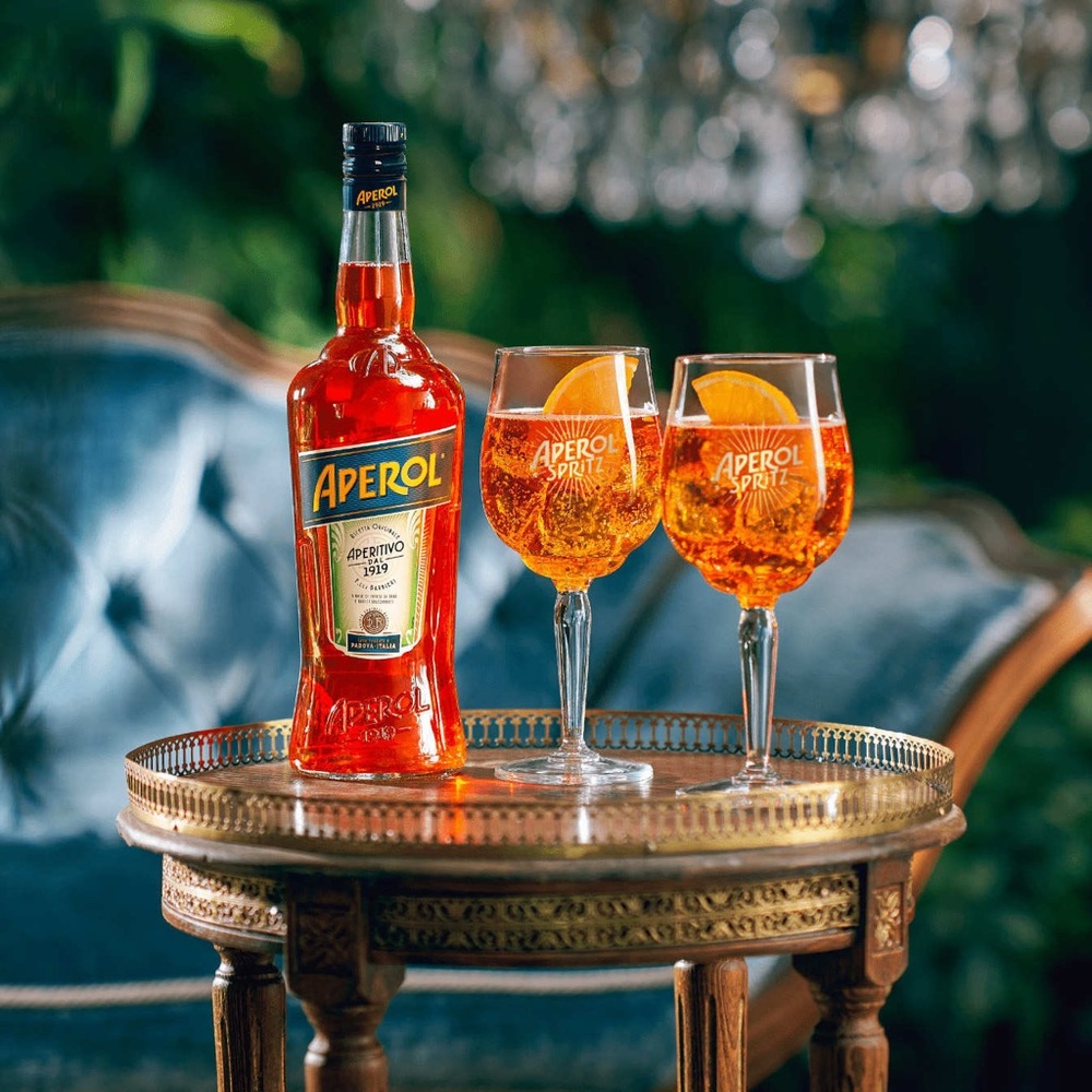 New Aperol Spritz Cocktail Glasses Set Of 2 - Picture 4 of 13